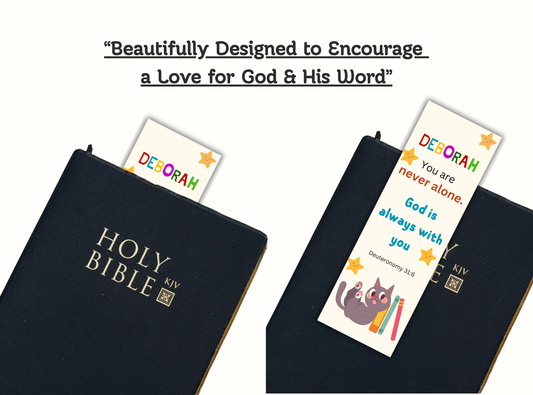 christian bookmarks for kids, personalized bible bookmarks, custom kids bookmarks, scripture bookmarks printable, faith based gifts for kids, sunday school bookmarks