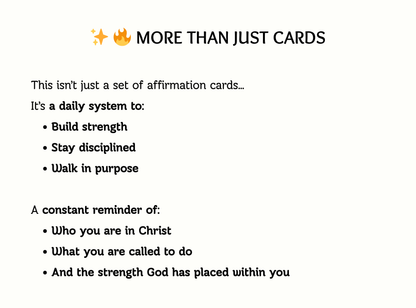 Men Bible Verse Affirmation Cards (2 Tiers) | 55 Printable Christian Affirmations for Strength & Purpose | Instant Download