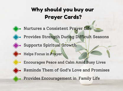 47 Scripture-Based Prayer Cards for Christian Women | Bible Verse Prayer Cards | Daily Inspiration and Devotion