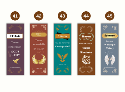 christian bookmarks for men, customizable bible verse bookmarks, personalized scripture bookmark, christian gifts for men, mens bible study gift, faith based gifts for him