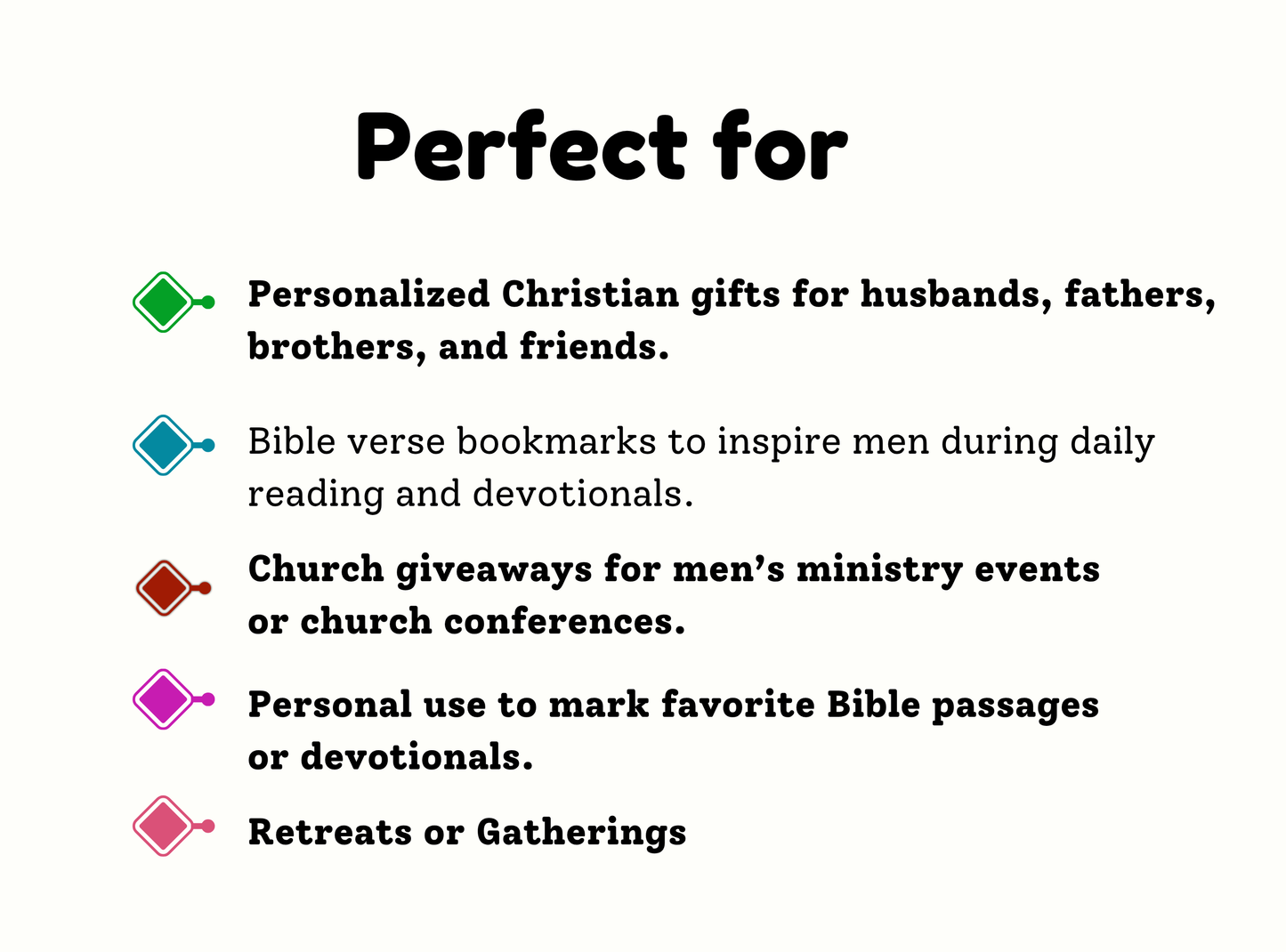 15 Custom Name Bible Verse Bookmarks for Men | Personalized Christian Bookmarks | Faith Gifts for Him