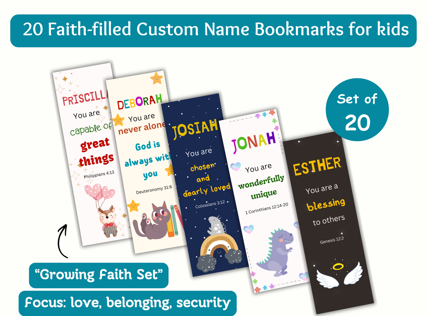 christian bookmarks for kids, personalized bible bookmarks, custom kids bookmarks, scripture bookmarks printable, faith based gifts for kids, sunday school bookmarks