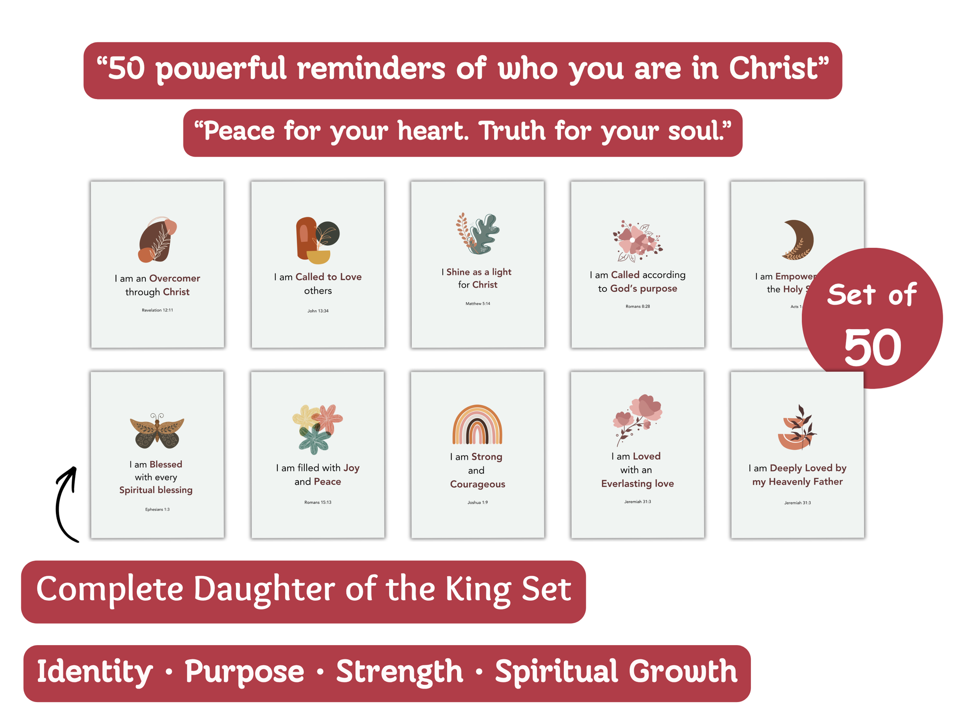 christian affirmation cards women, bible verse affirmation cards, printable scripture cards, christian gifts for women, bible encouragement cards, faith based printables