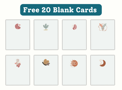 Women Bible Verse Affirmation Cards (2 Tiers) | 50 Printable Christian Affirmations for Faith, Identity & Encouragement | Instant Download