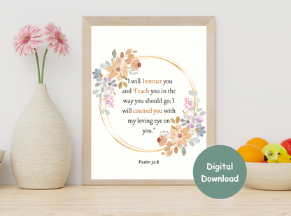 christian wall art printable, bible verse wall art women, floral scripture prints, prayer room decor christian, christian home decor printable, faith wall art bundle, christian gifts for women