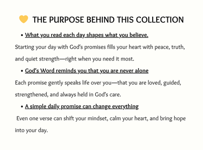 365 Scripture-Based Promise Cards | Daily Bible Verse Cards | One Promise for Each Day | Christian Printable Encouragement Cards