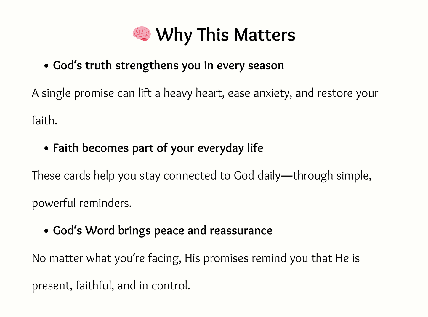 365 Scripture-Based Promise Cards | Daily Bible Verse Cards | One Promise for Each Day | Christian Printable Encouragement Cards