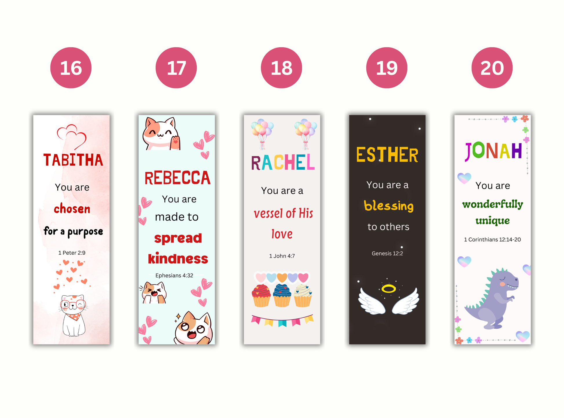 christian bookmarks for kids, custom name bible bookmark, personalized kids scripture bookmark, christian gifts for children, bible verse bookmarks for kids, sunday school gifts
