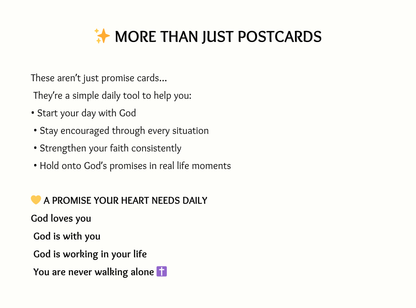 365 Scripture-Based Promise Cards | Daily Bible Verse Cards | One Promise for Each Day | Christian Printable Encouragement Cards