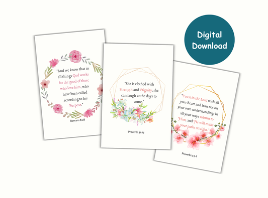 christian wall art printable, bible verse wall art women, floral scripture prints, prayer room decor christian, christian home decor printable, faith wall art set, christian gifts for women