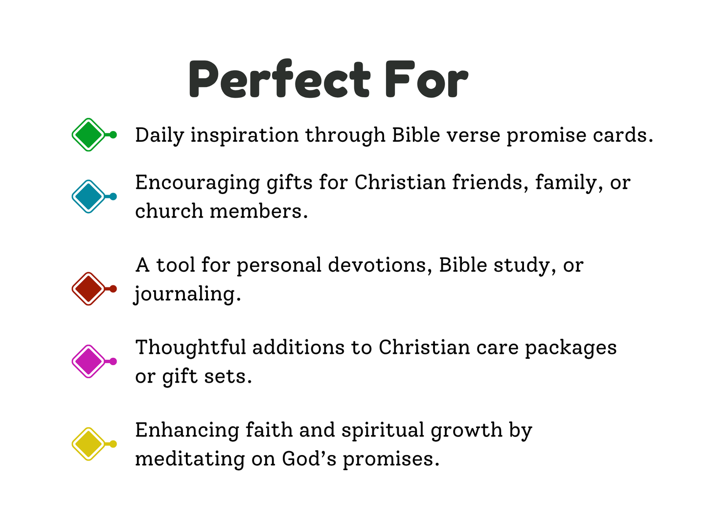 365 Scripture-Based Promise Cards | Daily Bible Verse Cards | One Promise for Each Day | Christian Printable Encouragement Cards