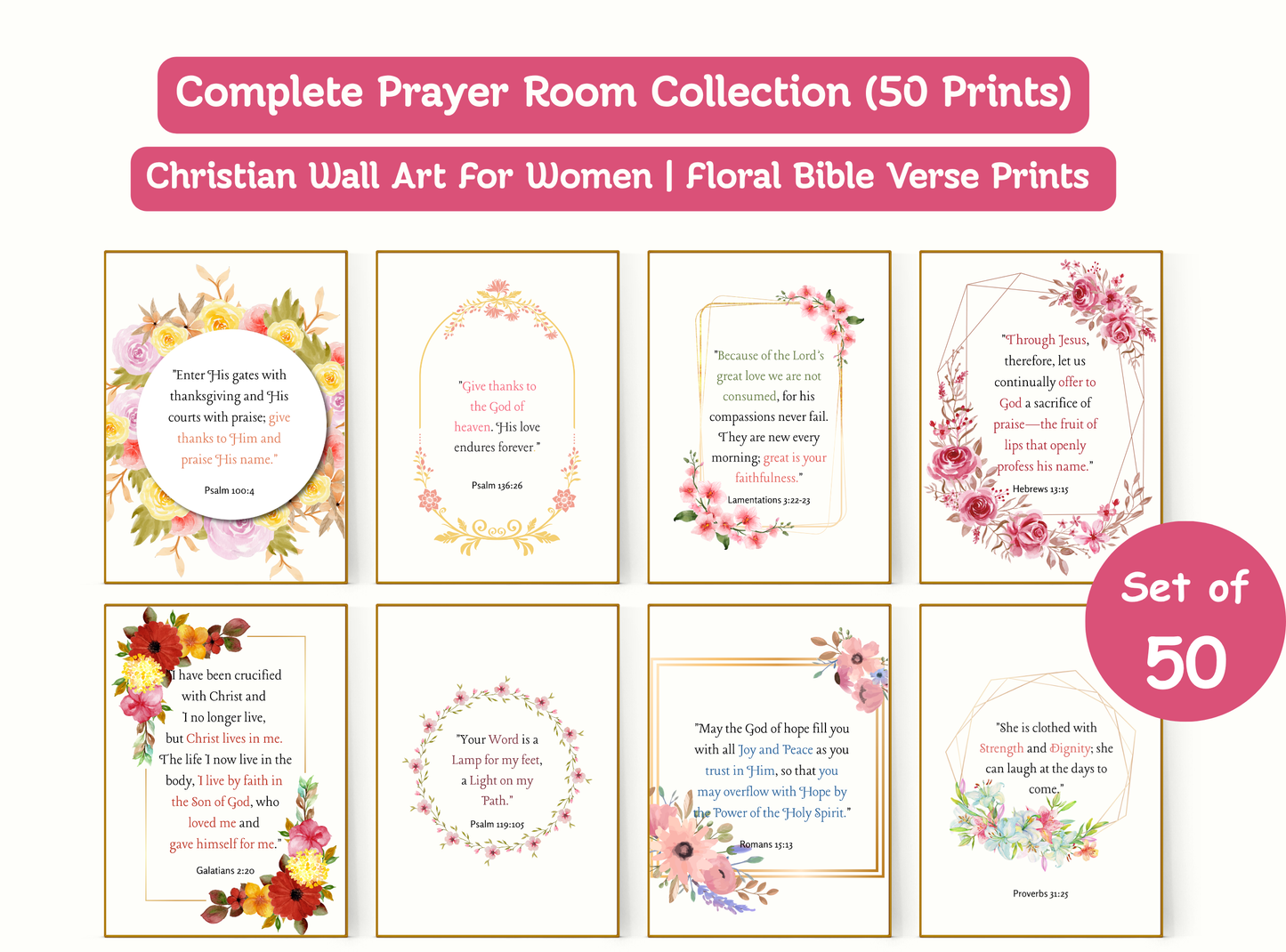 christian wall art printable, bible verse wall art women, floral scripture prints, prayer room decor christian, christian home decor printable, faith wall art bundle, christian gifts for women
