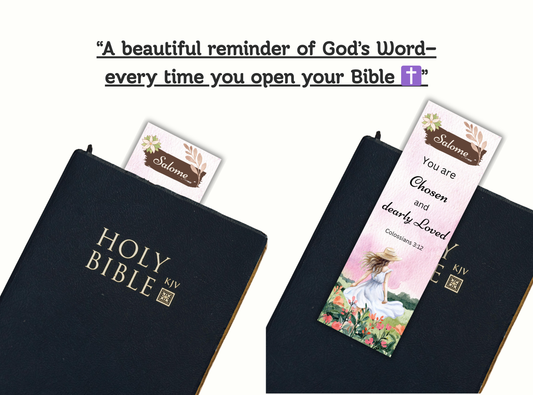 christian bookmarks for women, personalized bible bookmarks, custom name bookmarks, scripture bookmarks printable, faith based gifts for women, christian gifts for her