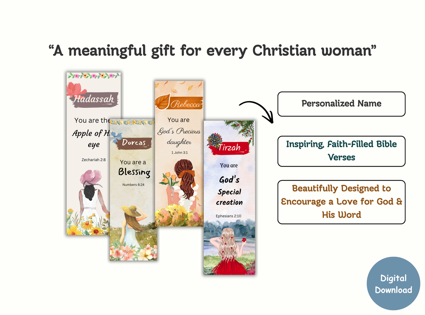 christian bookmarks for women, personalized bible bookmarks, custom name bookmarks, scripture bookmarks printable, faith based gifts for women, christian gifts for her
