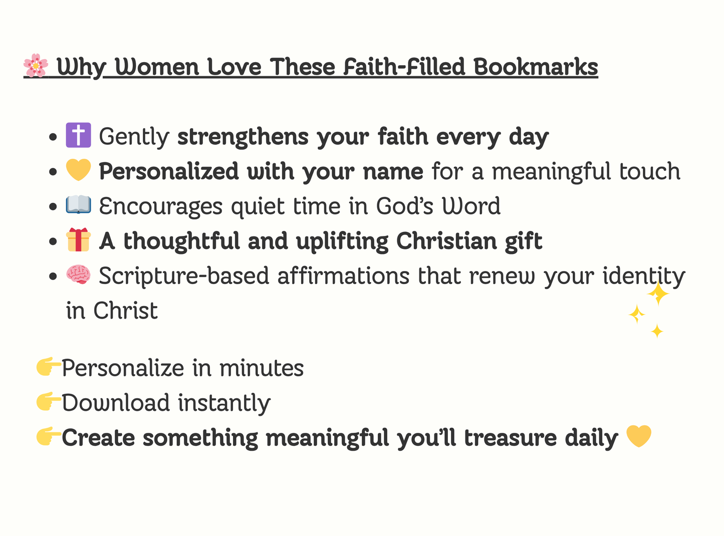50 Custom Name Bible Verse Bookmarks for Women | Personalized Christian Bookmark Bundle  | Faith Gifts for Women