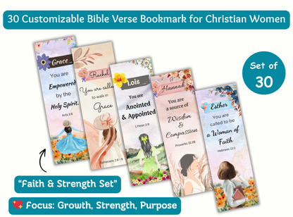 christian bookmarks for women, personalized scripture bookmarks, custom bible bookmarks, faith bookmarks printable, christian gifts for women