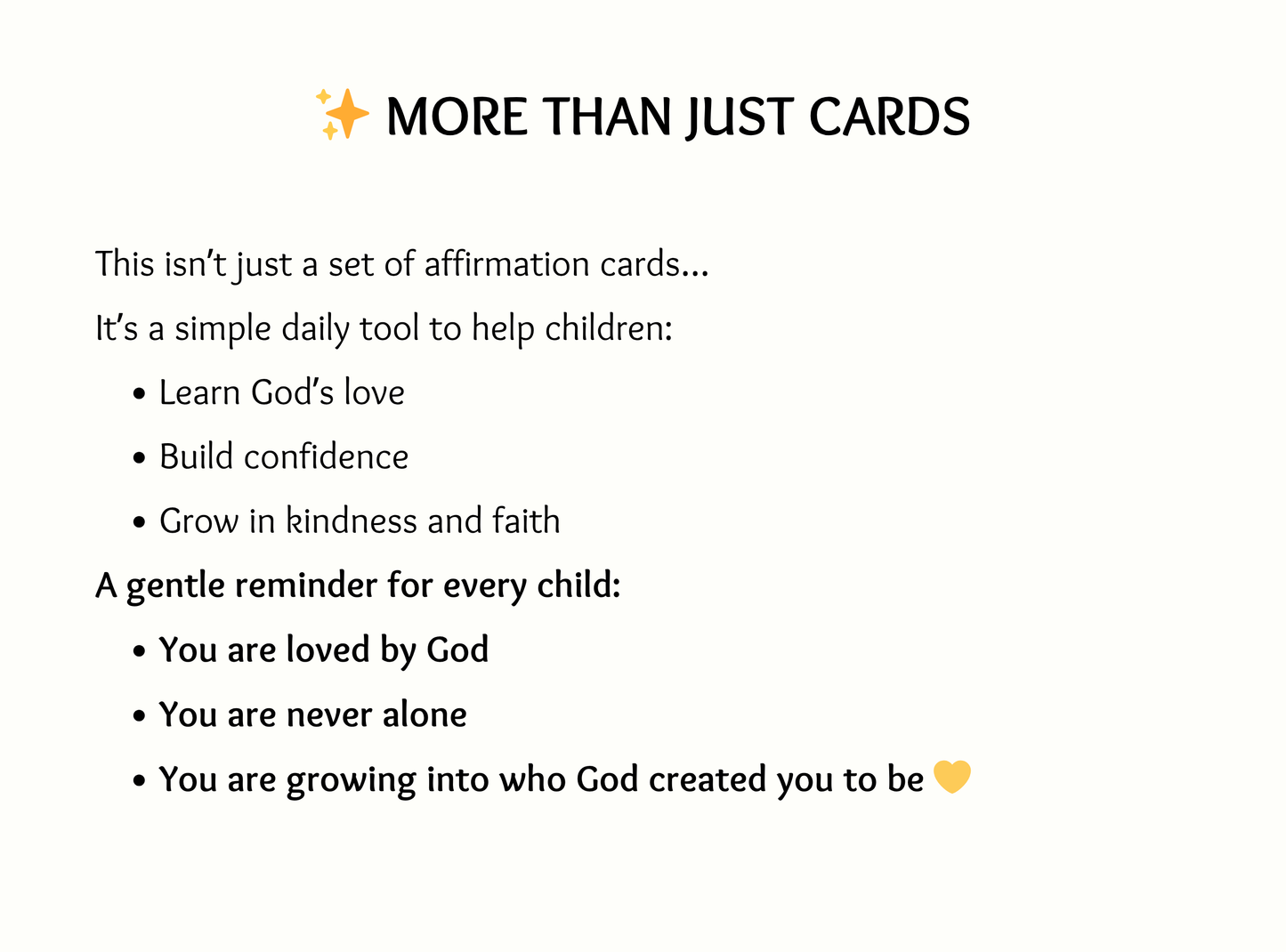 Kids Christian Affirmation Cards (2 Tiers) | 50 Bible-Based Affirmations for Faith, Confidence & Character | Printable Scripture Cards | Instant Download