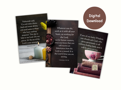 Leadership & Purpose | Christian Wall Art for Men | Vintage Bible Verse Prints 20