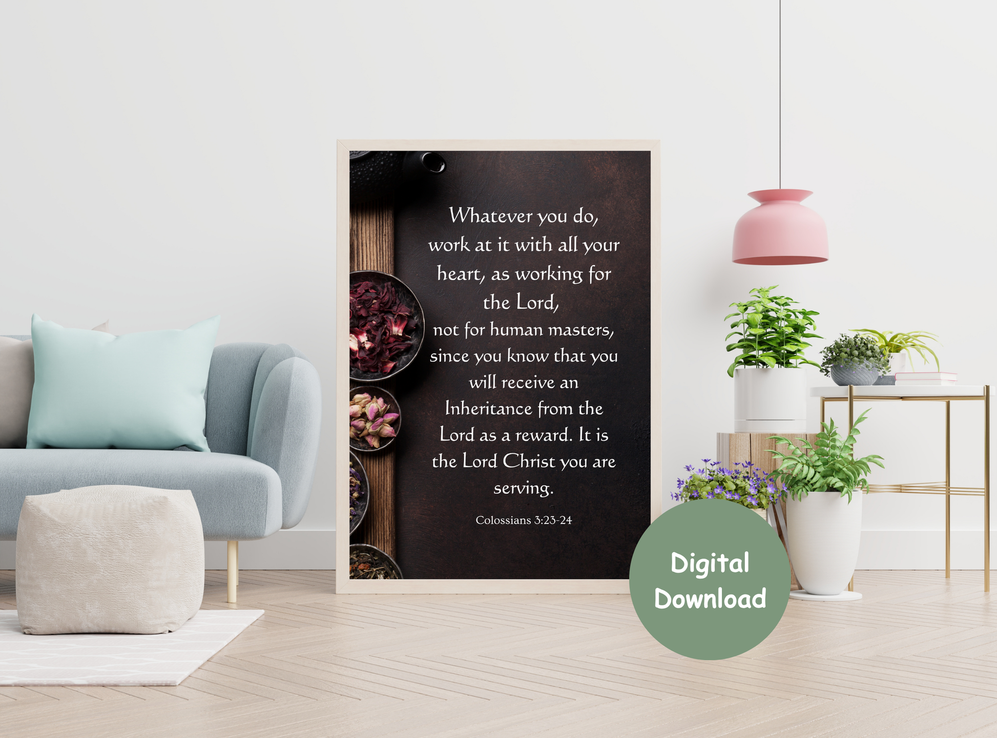 Leadership & Purpose | Christian Wall Art for Men | Vintage Bible Verse Prints 20