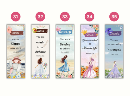 christian bookmarks for women, custom name bible bookmark, personalized scripture bookmark, christian gifts for women, bible verse bookmarks printable, devotional bookmarks women, faith based gifts