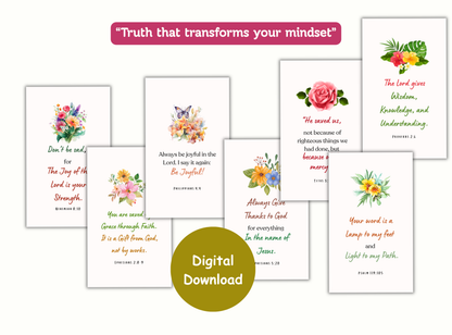 christian scripture cards printable, bible verse cards printable, christian affirmation cards, scripture cards for adults, bible study printables, christian gifts printable, daily bible encouragement, faith based printables, scripture memory cards