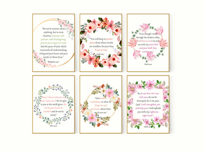 christian wall art printable, bible verse wall art women, floral scripture prints, prayer room decor christian, christian home decor printable, faith wall art set, christian gifts for women