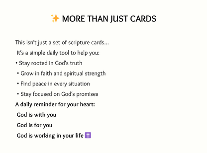 100 Scripture Cards for Christians (2 Tiers) | Printable Bible Verse Cards | Daily Encouragement & Spiritual Growth | Faith-Based Digital Download