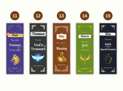 christian bookmarks for men, personalized bible bookmarks, custom name bookmarks, scripture bookmarks printable, christian gifts for men, faith based gifts for him