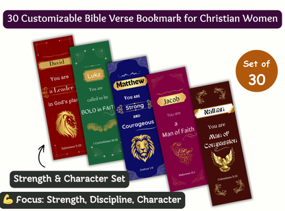 christian bookmarks for men, personalized scripture bookmarks, custom bible bookmarks, faith bookmarks printable, christian gifts for men, mens devotional tools